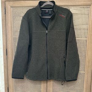 AIGLE Acrimum Full Zip Wool Outdoors Outerwear Hiking Gorpcore Jacket Sz L